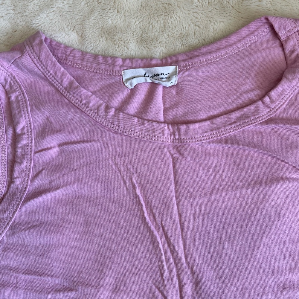 Carly Jean Los Angeles Pink Tank Top - Picture 2 of 3